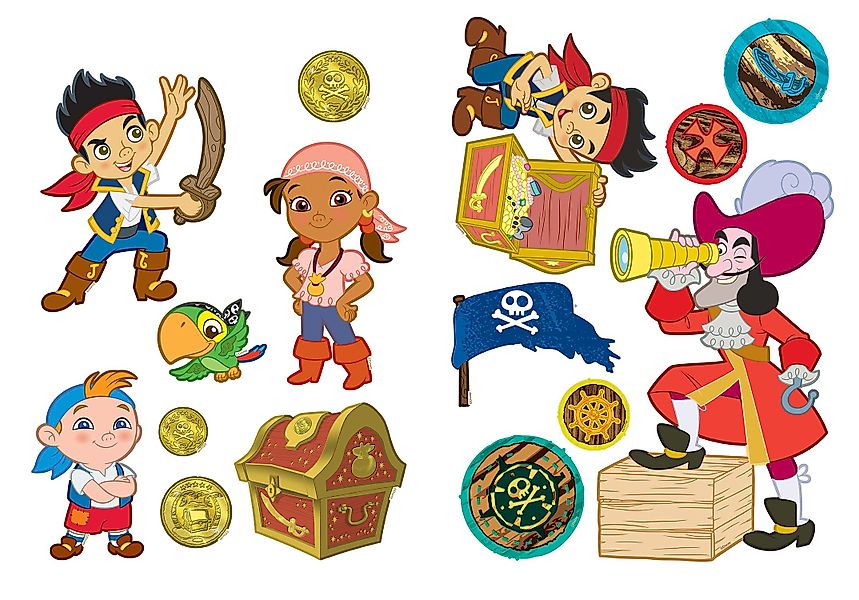 Wallarena Wandsticker Kinderzimmer Wandtattoo Wandaufkleber Wanddeko günstig online kaufen