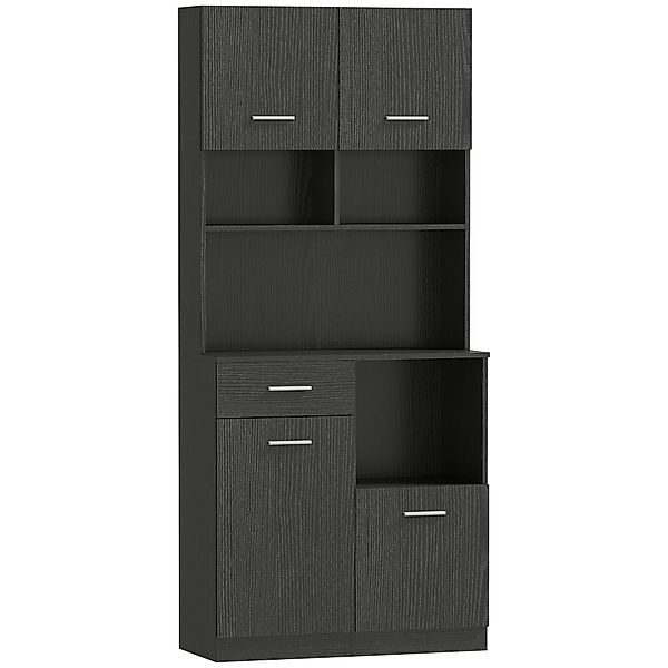 HOMCOM Küchenschrank, Hochschrank mit verstellbaren Regal, Schublade, Buffe günstig online kaufen