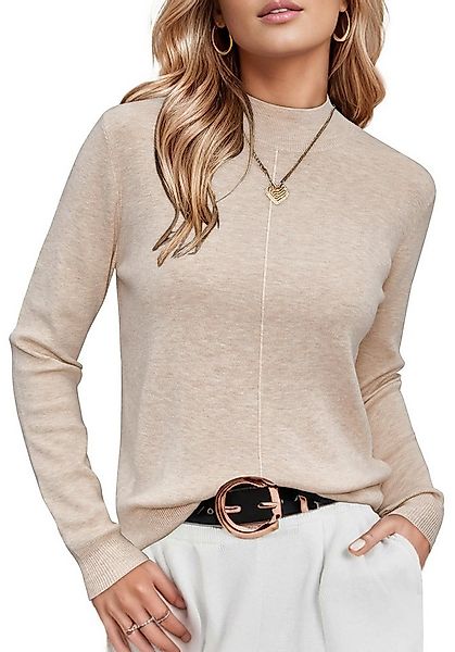 Arach&Cloz Strickpullover Damen Wollpullover Langarm Winter Pullover Oberte günstig online kaufen