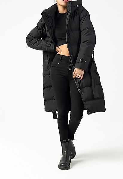 Copperose Langjacke Damen Steppmantel mit Gürtel, günstig online kaufen