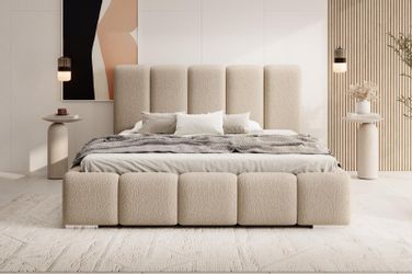 Compleo Polsterbett BUBBLE Boucle, Leistenlattenrost aus günstig online kaufen