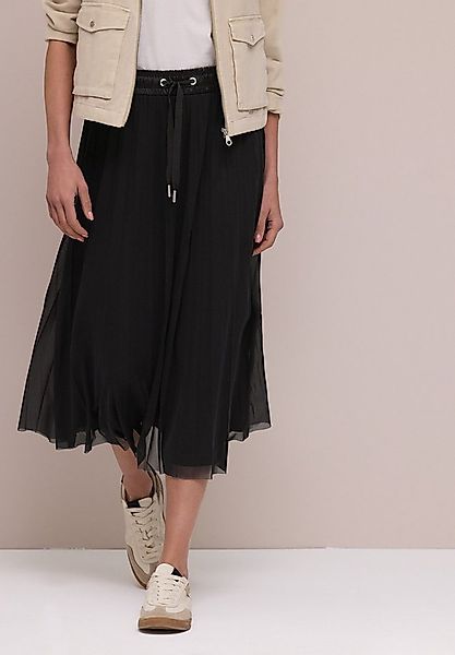 STREET ONE Plisseerock in Midi-Länge günstig online kaufen