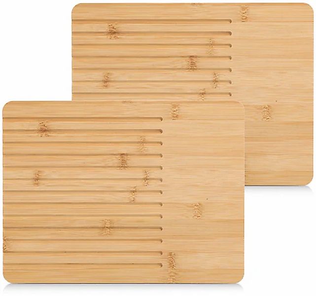 Zeller Present Schneidebrett »Brot-Schneidebrett, 2-tlg., Bambus« pflegelei günstig online kaufen