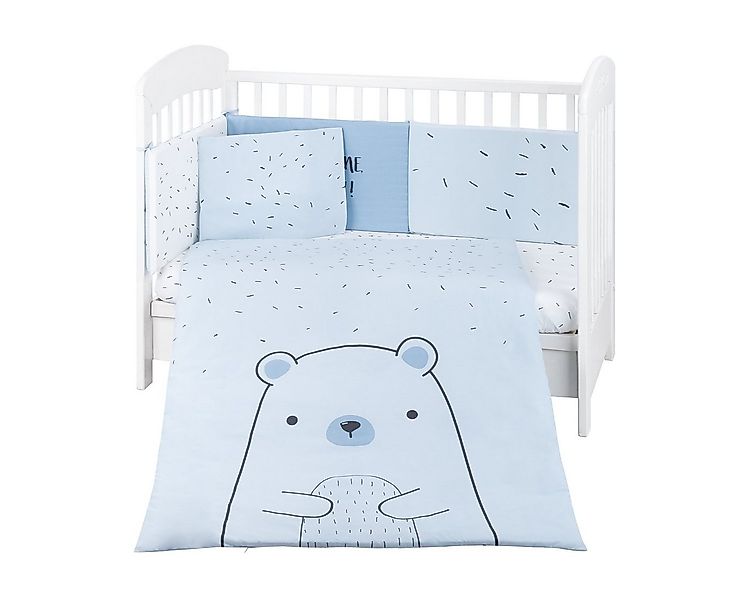 Kikkaboo Babybettwäsche Babybettwäsche Bär 6tlg 120x60, Baumwolle, 6 teilig günstig online kaufen