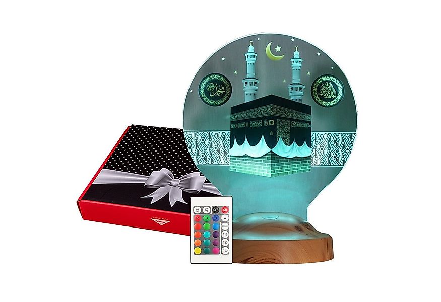 Geschenkelampe LED Nachttischlampe Kaaba Nachtlicht Islamische Deko Geschen günstig online kaufen