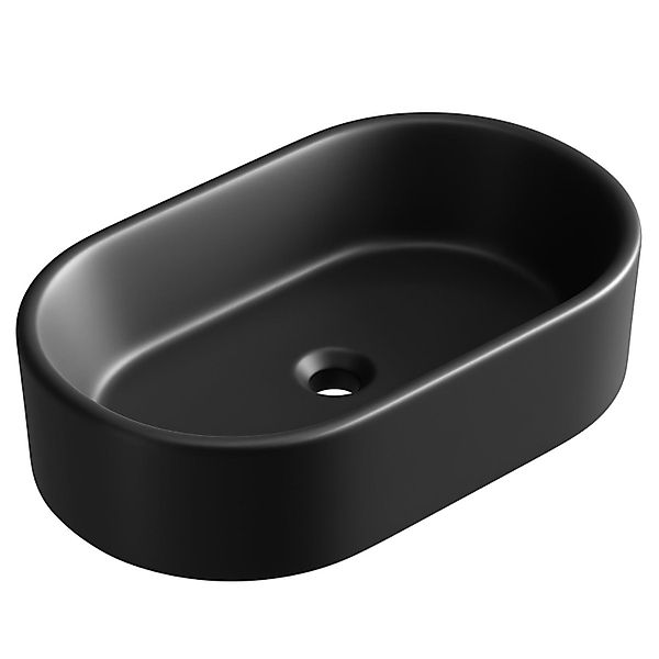 Planetmöbel Aufsatzwaschbecken Waschbecken 55cm (Badezimmer Waschbecken, günstig online kaufen