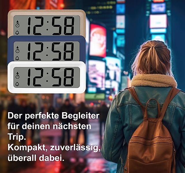 technoline Reisewecker WT 175 klein, kompakt und mit Magnetbefestigung, per günstig online kaufen