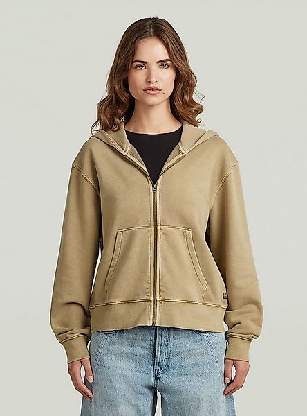 G-STAR Longpullover Washed Hoodie Zip Relaxed Sweatshirt günstig online kaufen