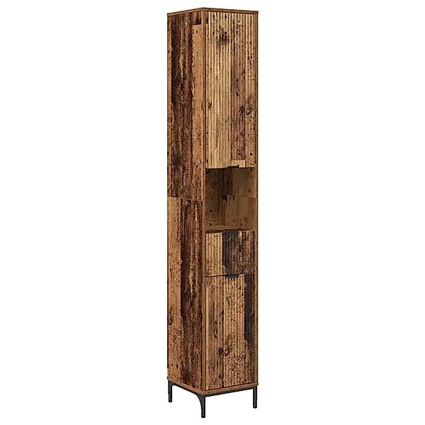 vidaXL Badezimmerschrank mit Schubladen Altholz 31,5 x 33 x 190 cm 883412 günstig online kaufen