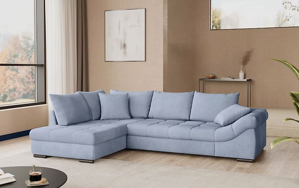 Mr. Couch Ecksofa "Allegro DuraFlex, L-Form", Hochschläfer-Bettauszug, Kalt günstig online kaufen