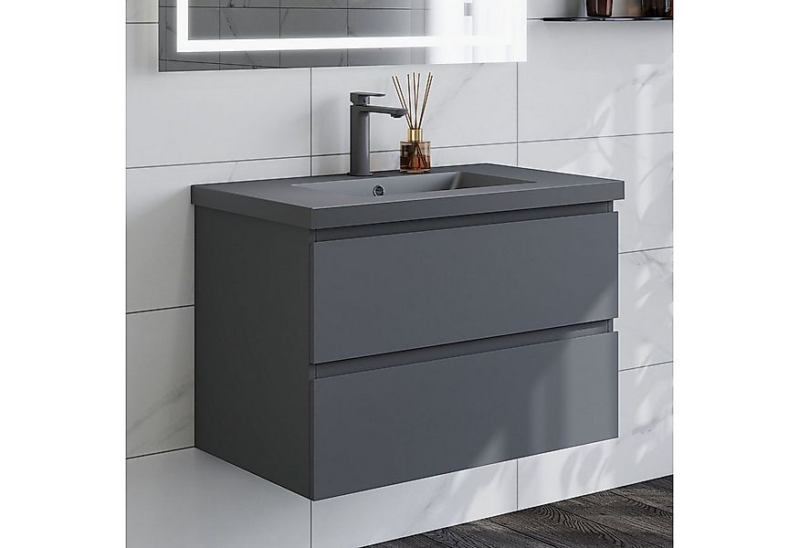 duschspa Waschtisch Waschbecken mit Unterschrank Badschrank Waschplatz Badm günstig online kaufen