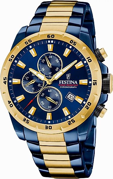 Festina Quarzuhr Festina Herrenuhr Chronograph Sport, günstig online kaufen