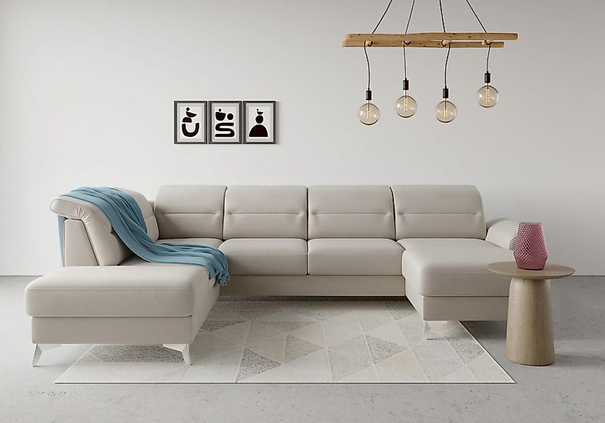 sit&more Wohnlandschaft "Sinatra U-Form" optional mit Kopfteilverstellung u günstig online kaufen