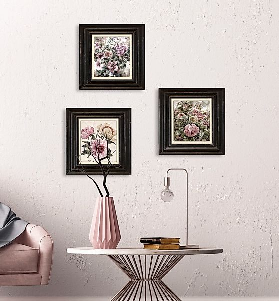 queence Leinwandbild »Blumen«, Kunst-Blumen-Blumenbilder-Stillleben-Garten- günstig online kaufen