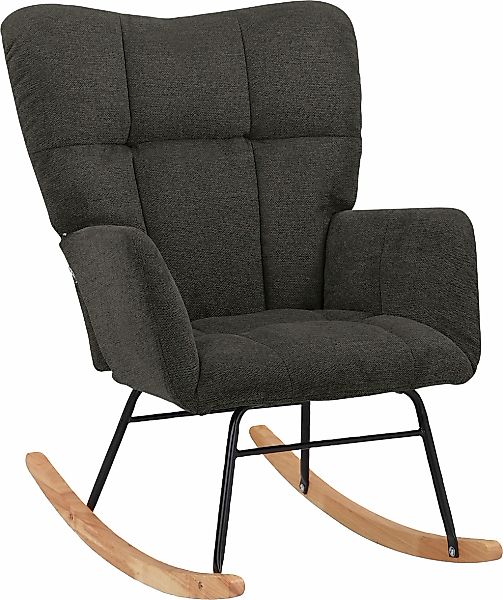 Home affaire Schaukelsessel "Anika, Ohrensessel Wohnzimmer mit Funktion," 1 günstig online kaufen