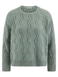 Rundhals-Pullover aus 100% SUPIMA-Baumwolle Peter Hahn grün günstig online kaufen