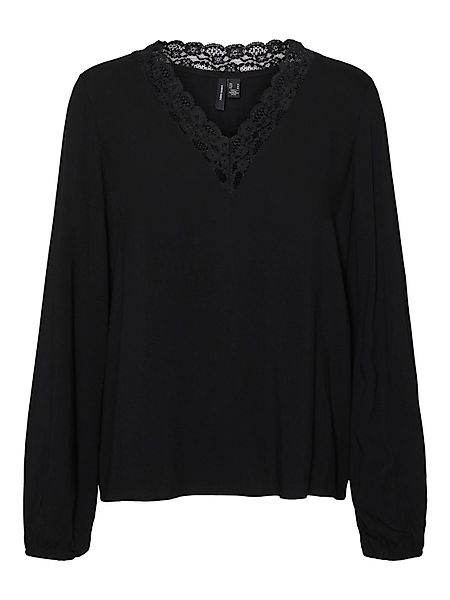 Vero Moda Langarmbluse LILOU (1-tlg) Spitze günstig online kaufen