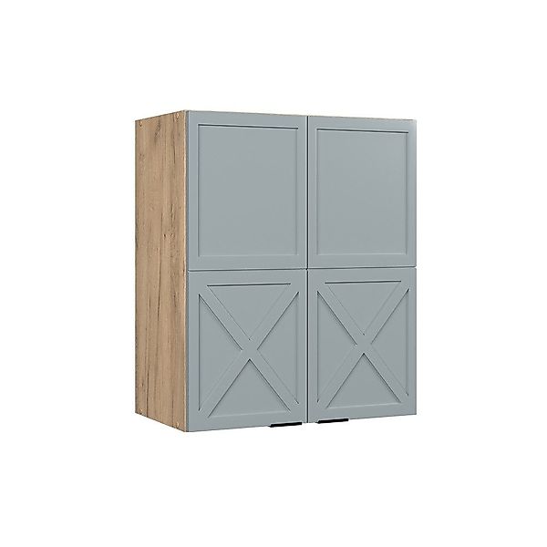 Vicco Hängeschrank Fame-Line, Hellblau-grau/Goldkraft Eiche, 60 günstig online kaufen