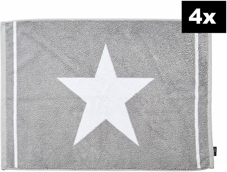 done. Badematte "DAILY SHAPES Star 4er-Set" Höhe 5 mm fußbodenheizungsgeeig günstig online kaufen