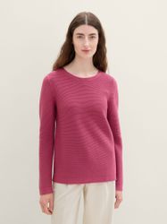 TOM TAILOR Strickpullover Strickpullover aus Bio-Baumwolle günstig online kaufen