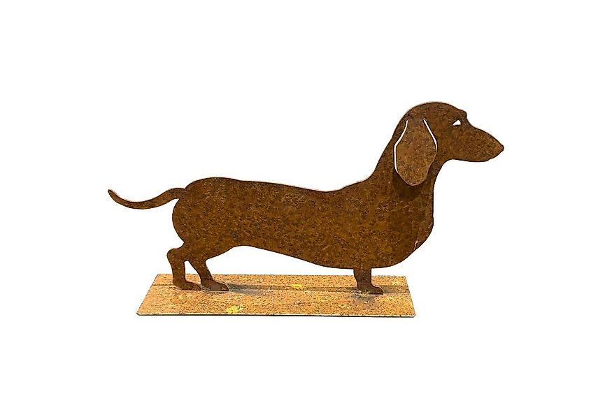 ZGM Dekofigur Rost Deko Dackeldame Sissy, Edle Handwerkskunst für Haus und günstig online kaufen