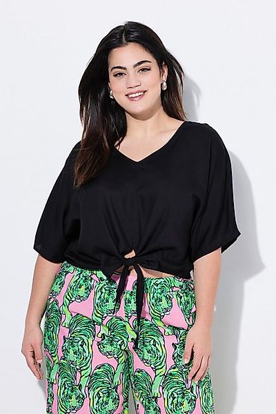 Angel of Style Druckbluse Blusenshirt Zierknoten am Saum günstig online kaufen