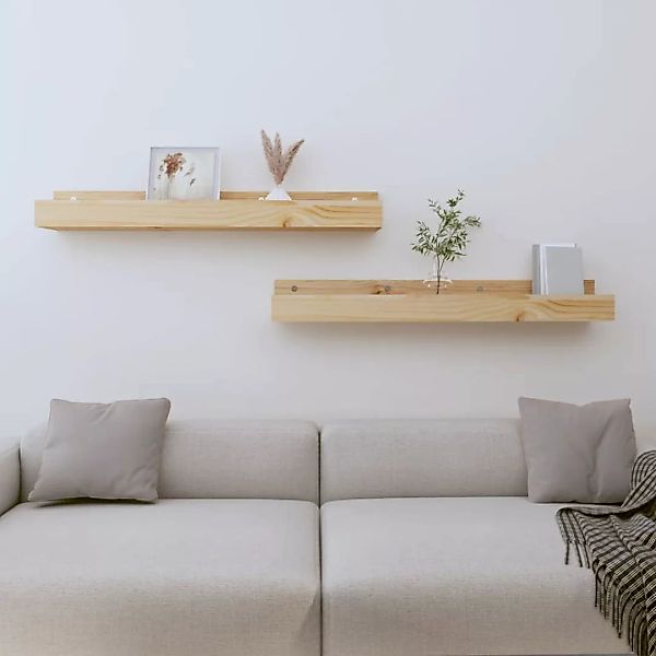 vidaXL Regal Wandregale 2 Stk. 80x12x9 günstig online kaufen