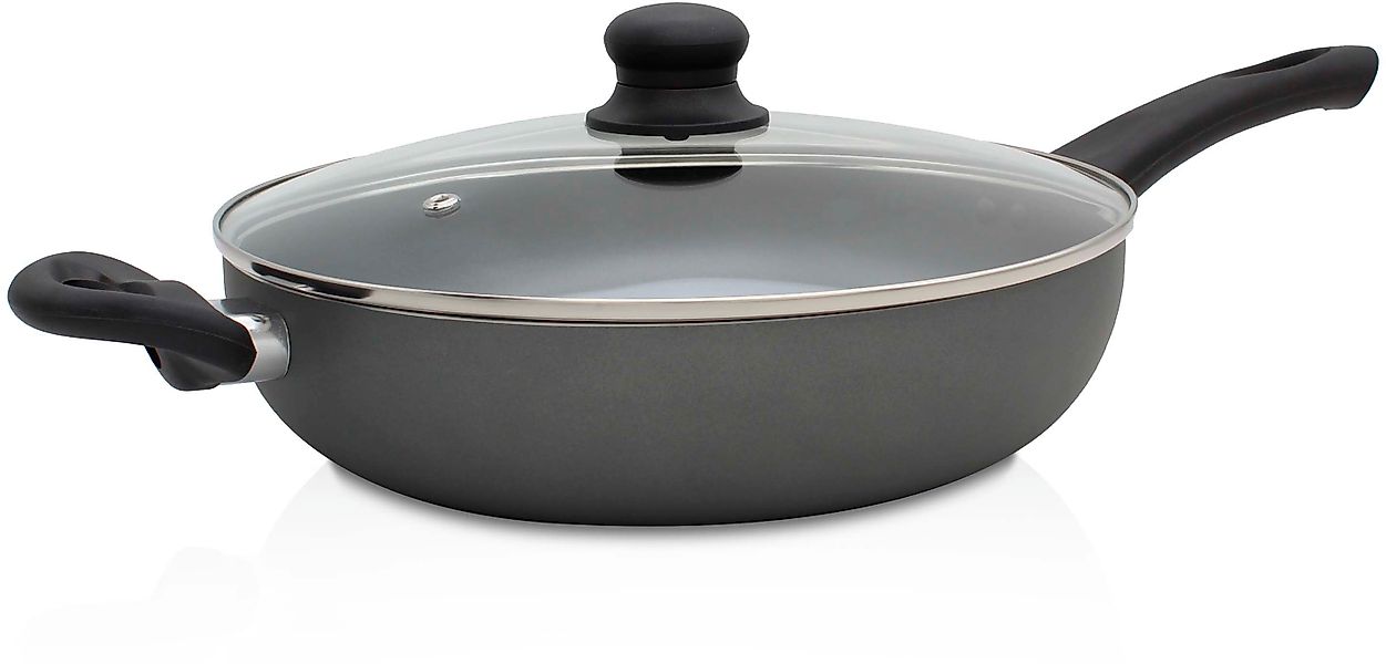 Krüger Bratpfanne »Aluminium Großraumpfanne Gourmet, 28 cm«, Aluminium, (1 günstig online kaufen
