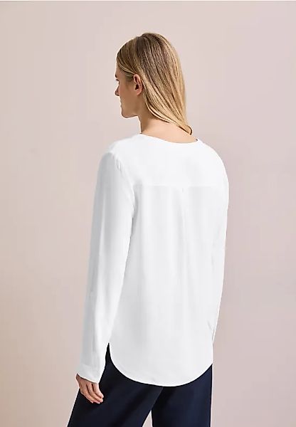 Bluse in Unifarbe günstig online kaufen