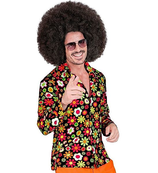 Widmann S.r.l. Kostüm Retro Herren Hemd 'Flowers', Mehrfarbig günstig online kaufen