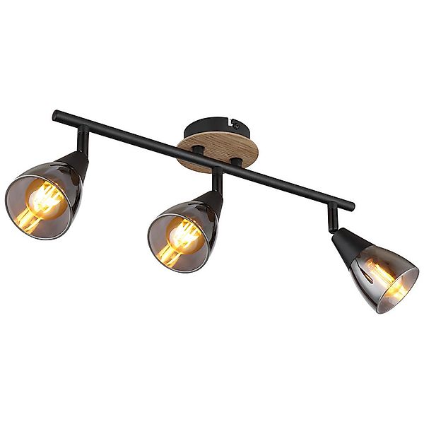 Globo Lighting Deckenstrahler   ¦ schwarz ¦ Maße (cm): B: 42 H: 19,5 T: 10. günstig online kaufen