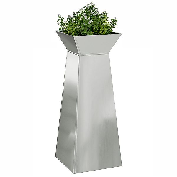 vidaXL Blumentopf Pflanzenständer Verzinkter Stahl 40 günstig online kaufen