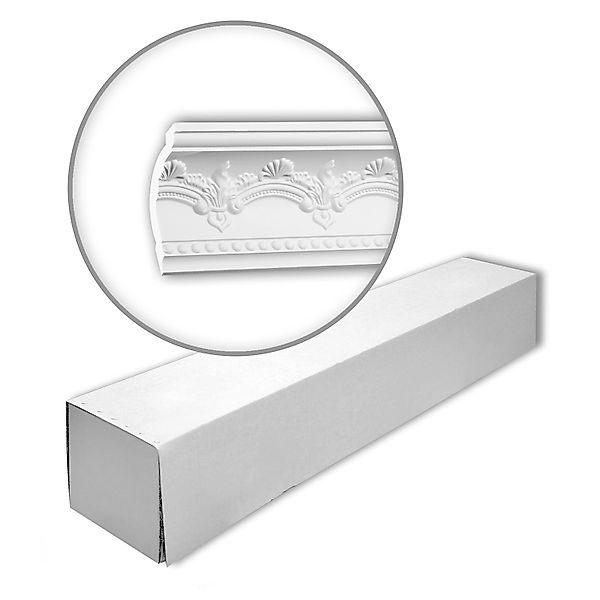 PROFHOME 150183 Eckleisten 1 Karton Set mit 10 Zierleisten 20 m Weiß günstig online kaufen