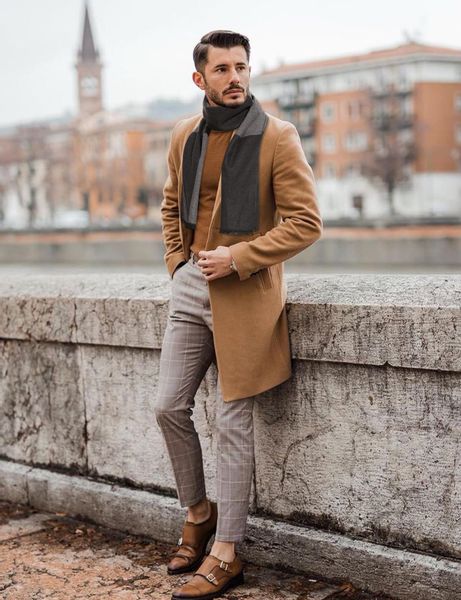 Coonoor Modeschal Winterschal Strickschal Weicher karierter günstig online kaufen