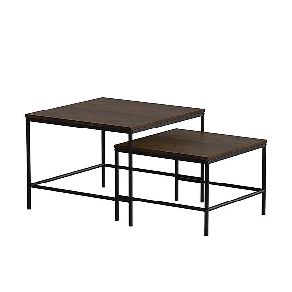 Vicco Couchtisch Ramio, Eiche rustikal/Schwarz, 60 günstig online kaufen
