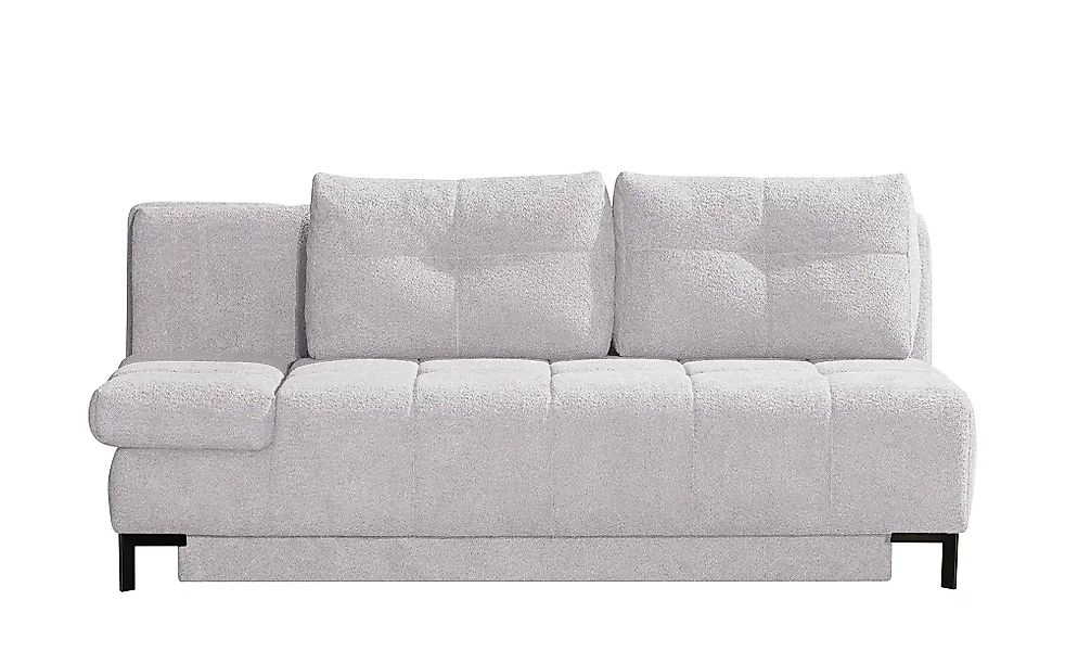 Querschläfer  aus Bouclé  Sammy ¦ grau ¦ Maße (cm): B: 206 H: 98 T: 98.0 Po günstig online kaufen