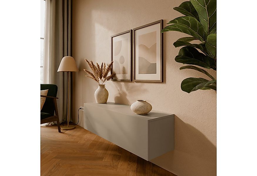 Platan Room Lowboard Kira, TV Schrank Fernsehschrank 105 / 140 / 210 / 280 günstig online kaufen