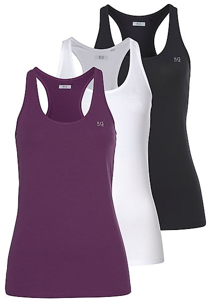H.I.S Tanktop (Packung, 3er-Pack) Softer Feinripp günstig online kaufen