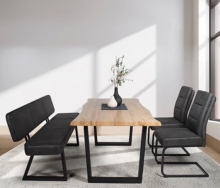 Duo Collection Essgruppe "Esszimmergruppe Thea & Tara & Marga Bank" Set, 4- günstig online kaufen