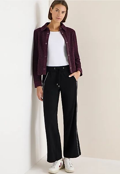 CECIL Wide Leg Hose mit Tape günstig online kaufen