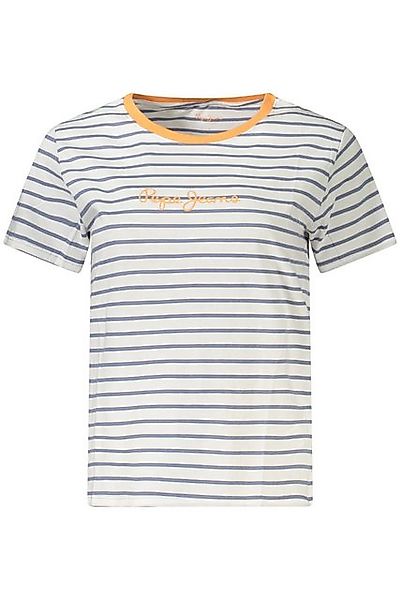 Pepe Jeans T-Shirt Nachhaltiges Kurzarm Damen T-Shirt in Blau mit günstig online kaufen