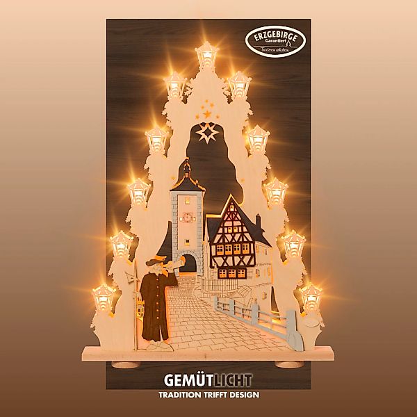 Weigla Schwibbogen, Erzgebirge garantiert, Weihnachtsdeko Innen, Weihnachts günstig online kaufen