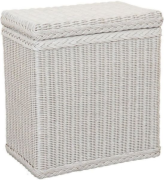 Krines Home Wäschekorb Rattan Wäschebox mit Deckel Wäschetruhe Wäschekorb W günstig online kaufen