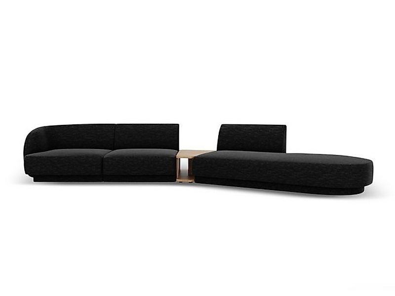 Micadoni Sofa Miley, modular 4-Sitzer mit 1 Armlehne günstig online kaufen