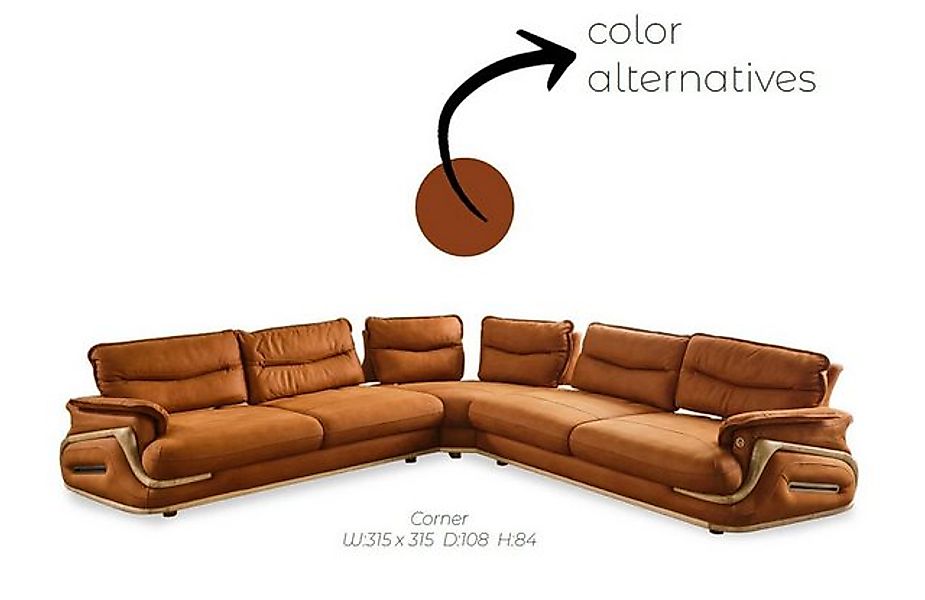 Xlmoebel Ecksofa Sofa Set mit modernem Design, Eckcouch, Polstergarnitur fü günstig online kaufen