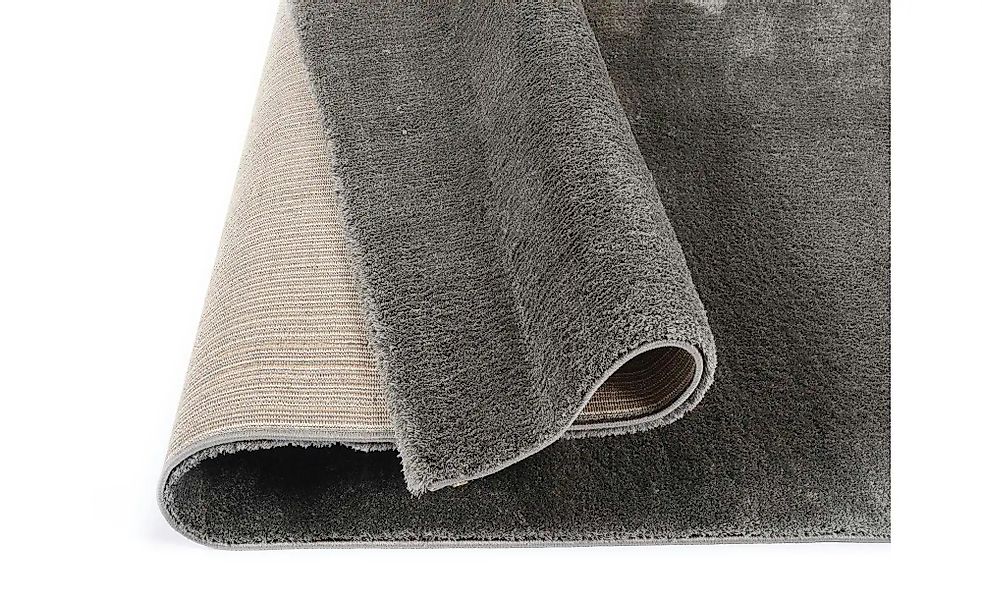 Hochflorteppich   ¦ grau ¦ Synthetische Fasern ¦ Maße (cm): B: 200 H: 3 Tep günstig online kaufen