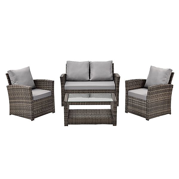 SVITA Loungeset ROMA, (Set, 4-tlg., Sitzlounge), günstig online kaufen