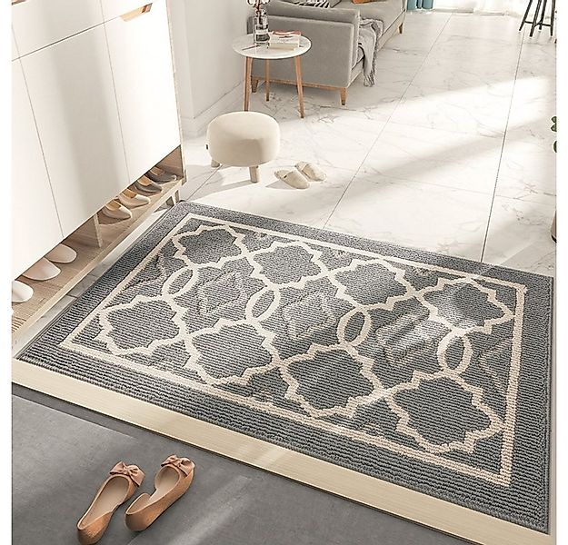 NUODWELL Fußmatte Fußmatte Innen, Waschbar Schmutzfangmatte rutschfest Stau günstig online kaufen