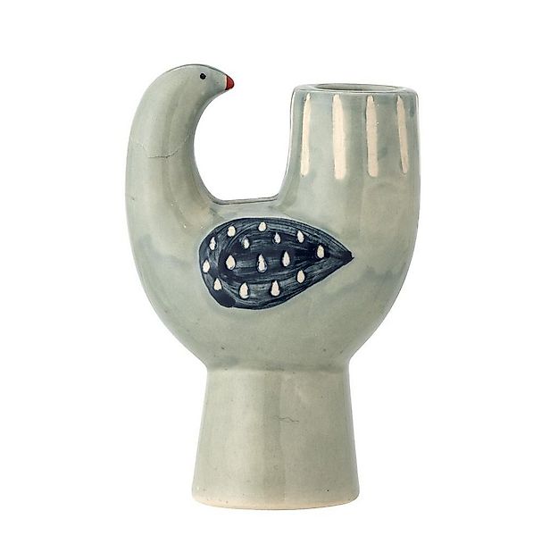 Bloomingville Kerzenhalter Trudy, Dänisches Design, Steingut, Handbemalt günstig online kaufen