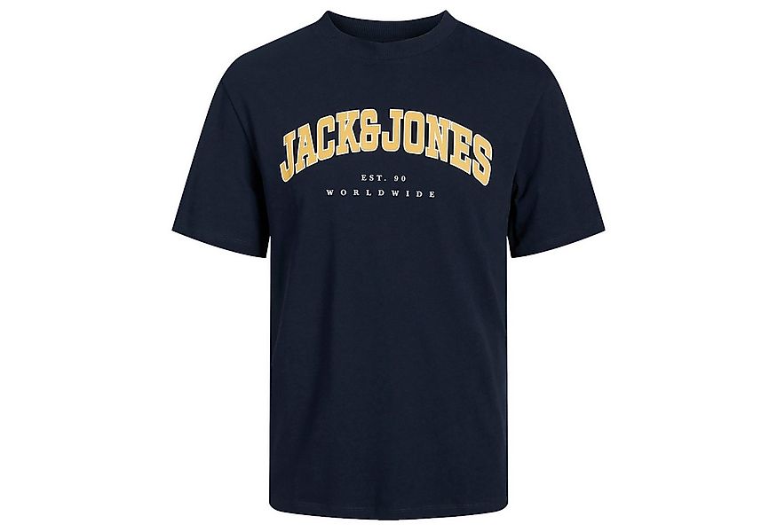 Jack & Jones Rundhalsshirt Jack&Jones Übergrößen T-Shirt navy JJECALEB VARS günstig online kaufen